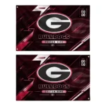Georgia Bulldogs House Flag Custom Speed Slashes Red Best Selling