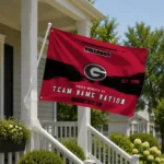 Georgia Bulldogs House Flag Customized Brushed Streaks Red Best Selling