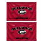 Georgia Bulldogs House Flag Customized Ornate Border Red Best Selling