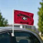 Georgia Bulldogs House Flag Customized Ornate Border Red Best Selling