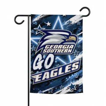 Georgia Southern Eagles Garden Flag Custom Glowing Star Blue Best Selling