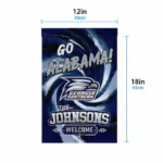 Georgia Southern Eagles Garden Flag Custom Swirl Vortex Blue Best Selling