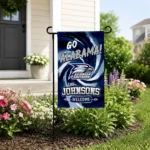 Georgia Southern Eagles Garden Flag Custom Swirl Vortex Blue Best Selling
