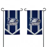 Georgia Southern Eagles Garden Flag Personalized Chevron Stripes Blue Best Selling