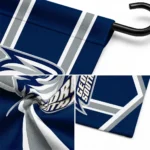 Georgia Southern Eagles Garden Flag Personalized Chevron Stripes Blue Best Selling