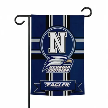 Georgia Southern Eagles Garden Flag Personalized Circle Medallion Blue Best Selling