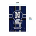 Georgia Southern Eagles Garden Flag Personalized Circle Medallion Blue Best Selling
