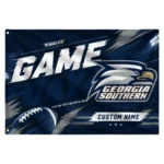 Georgia Southern Eagles House Flag Custom Action Streaks Blue Best Selling