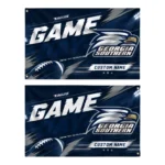 Georgia Southern Eagles House Flag Custom Action Streaks Blue Best Selling
