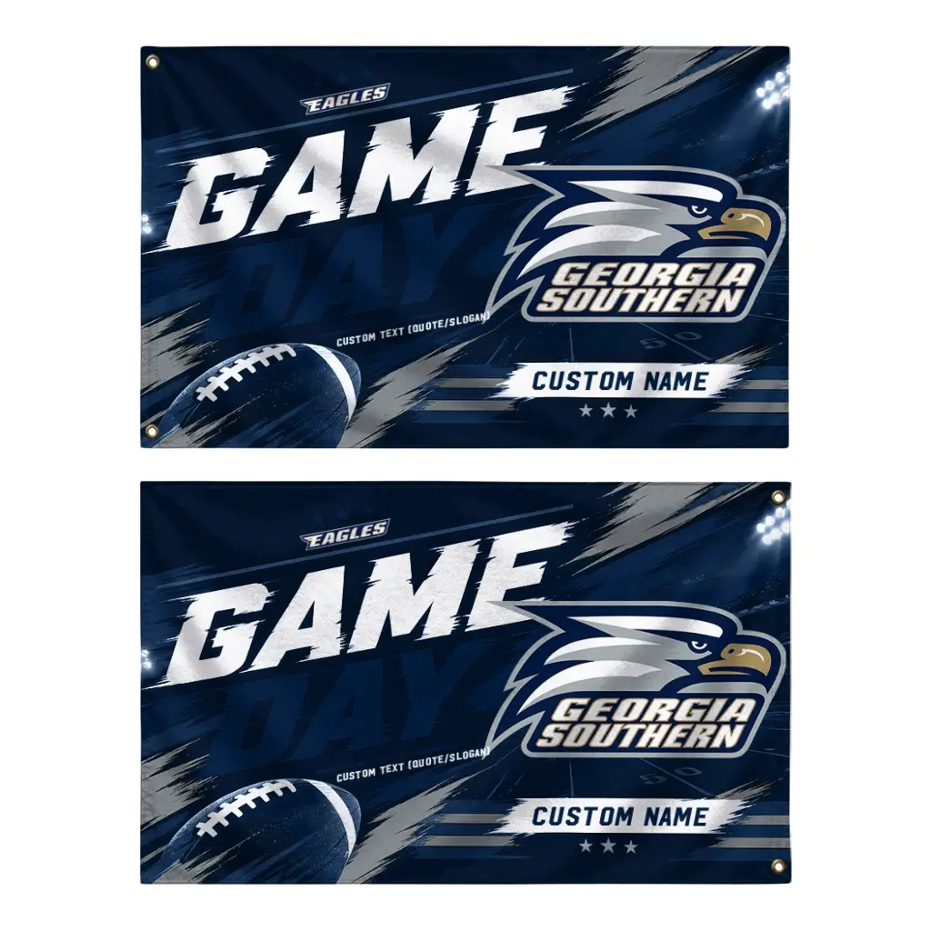Georgia Southern Eagles House Flag Custom Action Streaks Blue Fashion Forward Georgia Southern Eagles House Flag Custom Action Streaks Blue Fashion Forward