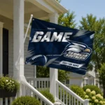 Georgia Southern Eagles House Flag Custom Action Streaks Blue Best Selling