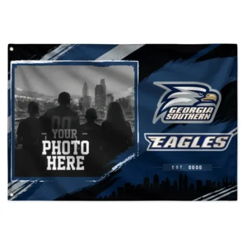 Georgia Southern Eagles House Flag Customized Framed Photo Blue Black Best Selling