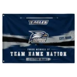 Georgia Southern Eagles House Flag Personalized Brushed Streaks Blue Best Selling