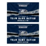 Georgia Southern Eagles House Flag Personalized Brushed Streaks Blue Best Selling