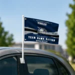 Georgia Southern Eagles House Flag Personalized Brushed Streaks Blue Best Selling