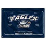 Georgia Southern Eagles House Flag Personalized Ornate Border Blue Best Selling
