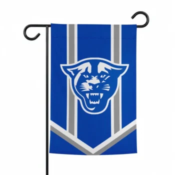 Georgia State Panthers Garden Flag Custom Chevron Stripes Blue Best Selling