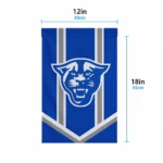 Georgia State Panthers Garden Flag Custom Chevron Stripes Blue Best Selling