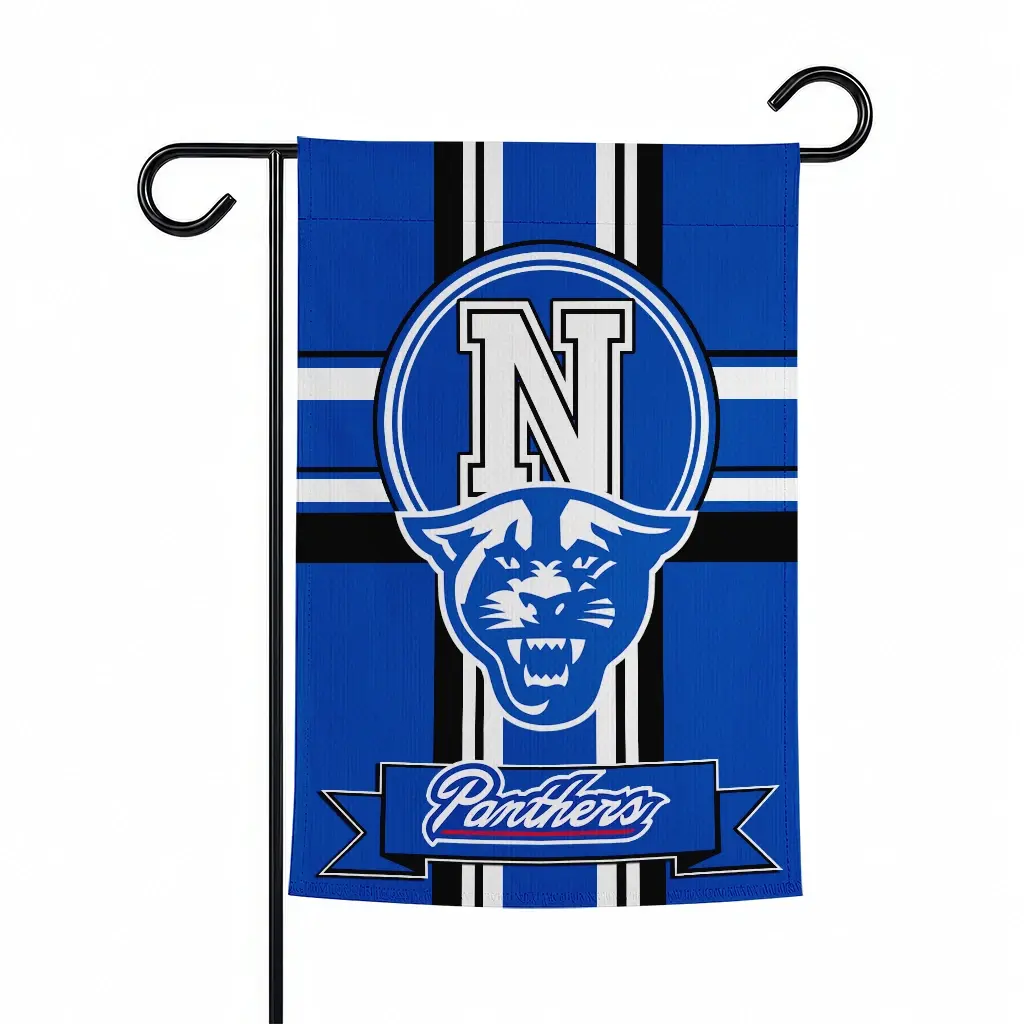 Georgia State Panthers Garden Flag Custom Circle Medallion Blue Best Selling Georgia State Panthers Garden Flag Custom Circle Medallion Blue Best Selling