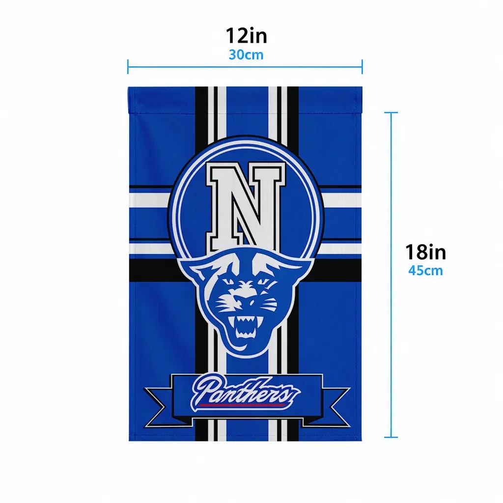 Georgia State Panthers Garden Flag Custom Circle Medallion Blue High Quality Georgia State Panthers Garden Flag Custom Circle Medallion Blue High Quality