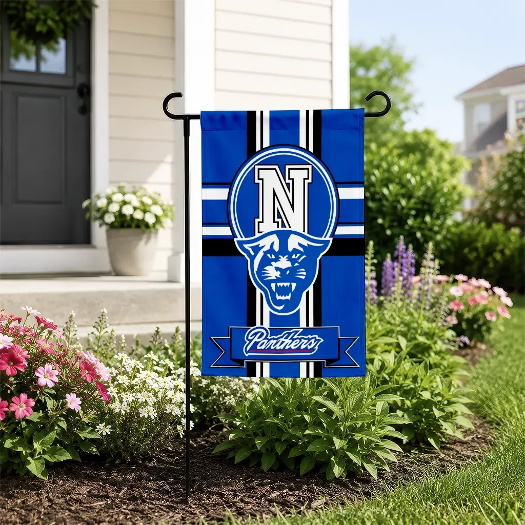 Georgia State Panthers Garden Flag Custom Circle Medallion Blue New Arrival Georgia State Panthers Garden Flag Custom Circle Medallion Blue New Arrival