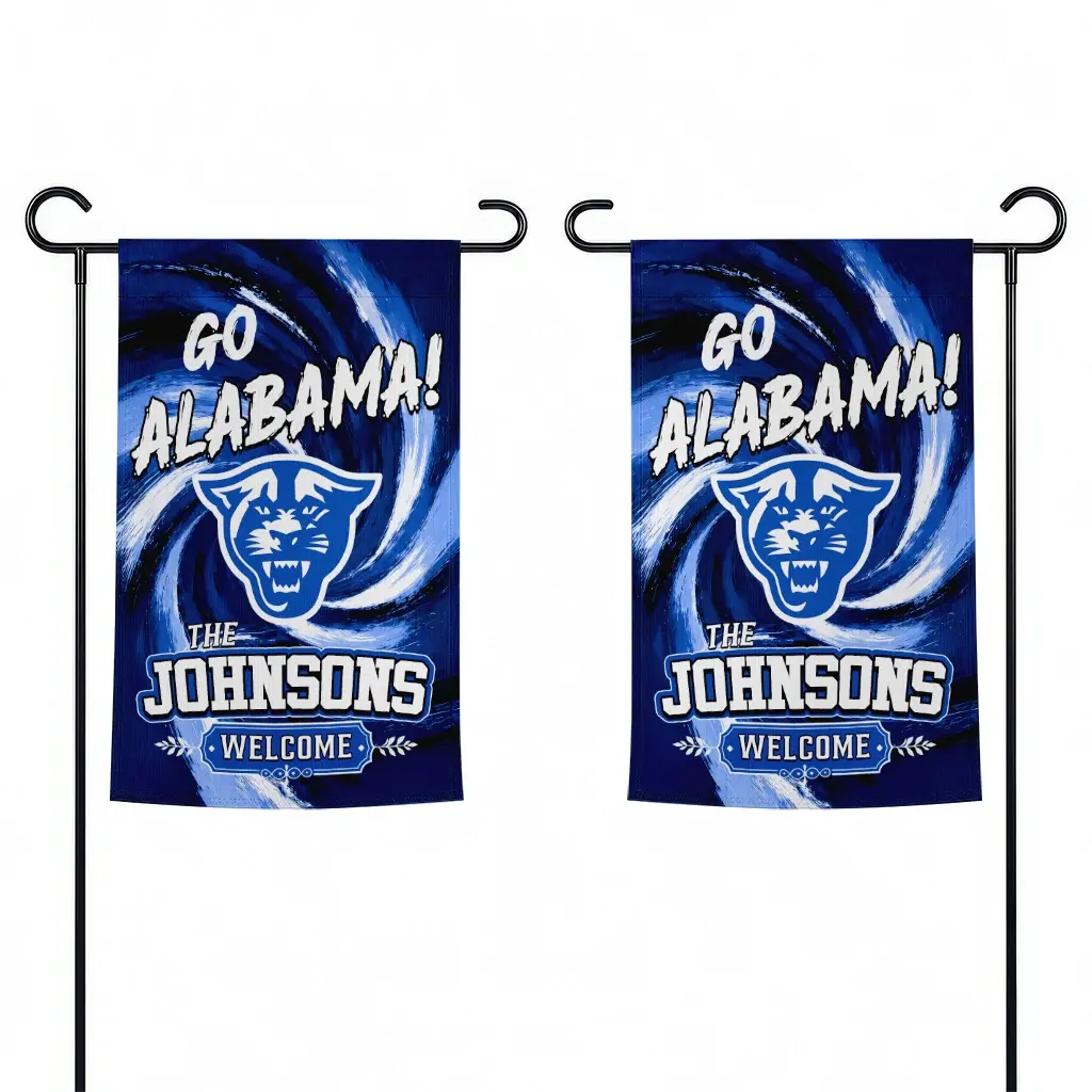 Georgia State Panthers Garden Flag Customized Swirl Vortex Blue Fashion Forward Georgia State Panthers Garden Flag Customized Swirl Vortex Blue Fashion Forward