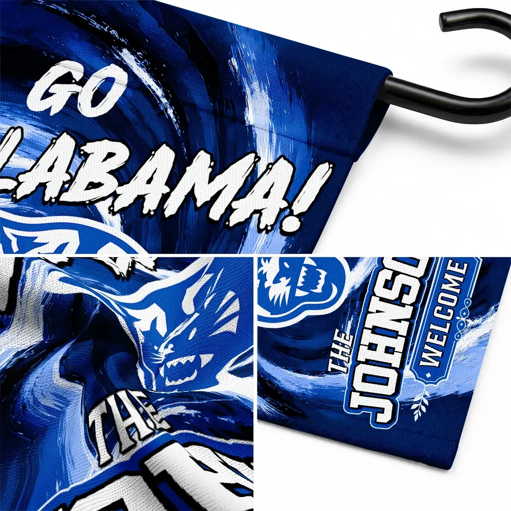 Georgia State Panthers Garden Flag Customized Swirl Vortex Blue Latest Model Georgia State Panthers Garden Flag Customized Swirl Vortex Blue Latest Model