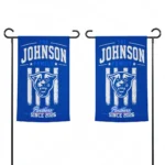 Georgia State Panthers Garden Flag Personalized Distressed Stripes Blue Best Selling