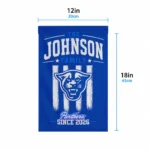Georgia State Panthers Garden Flag Personalized Distressed Stripes Blue Best Selling