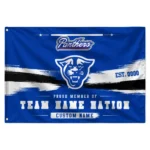 Georgia State Panthers House Flag Custom Brushed Streaks Blue Best Selling