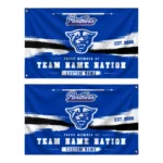 Georgia State Panthers House Flag Custom Brushed Streaks Blue Best Selling