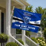 Georgia State Panthers House Flag Custom Brushed Streaks Blue Best Selling