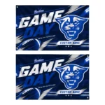 Georgia State Panthers House Flag Customized Action Streaks Blue Best Selling
