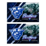 Georgia State Panthers House Flag Customized Diagonal Stripes Blue Best Selling