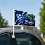 Georgia State Panthers House Flag Customized Diagonal Stripes Blue Best Selling