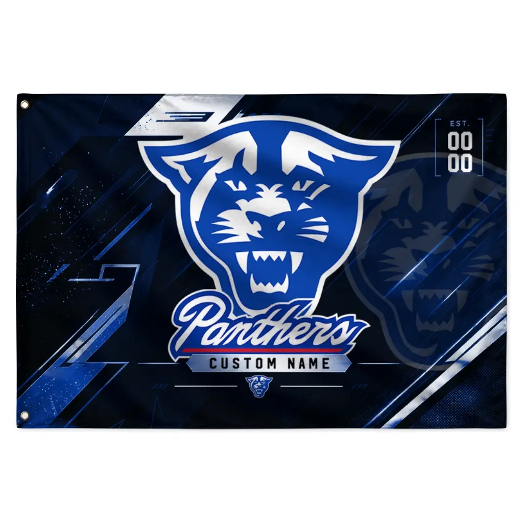 Georgia State Panthers House Flag Personalized Speed Slashes Blue Best Selling Georgia State Panthers House Flag Personalized Speed Slashes Blue Best Selling