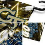 Georgia Tech Yellow Jackets Garden Flag Custom Glowing Star Gold Best Selling