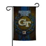 Georgia Tech Yellow Jackets Garden Flag Customized Laurel Wreath Gold Best Selling
