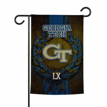 Georgia Tech Yellow Jackets Garden Flag Customized Laurel Wreath Gold Best Selling