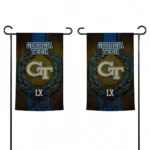 Georgia Tech Yellow Jackets Garden Flag Customized Laurel Wreath Gold Best Selling
