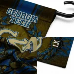 Georgia Tech Yellow Jackets Garden Flag Customized Laurel Wreath Gold Best Selling