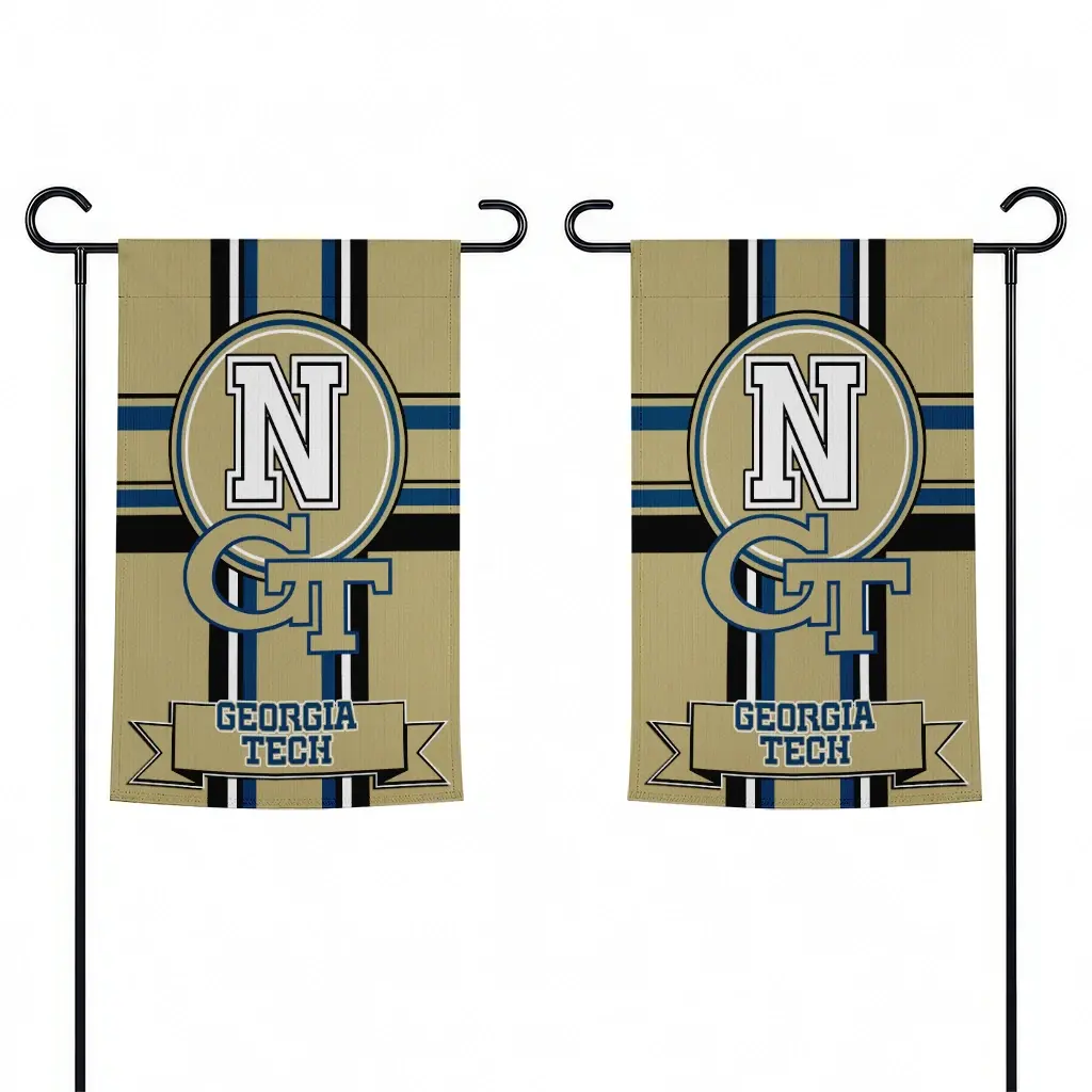 Georgia Tech Yellow Jackets Garden Flag Personalized Circle Medallion Gold Fashion Forward Georgia Tech Yellow Jackets Garden Flag Personalized Circle Medallion Gold Fashion Forward