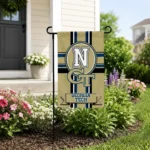 Georgia Tech Yellow Jackets Garden Flag Personalized Circle Medallion Gold Best Selling