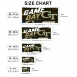 Georgia Tech Yellow Jackets House Flag Custom Action Streaks Gold Best Selling