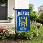 Golden State Warriors Garden Flag Custom Distressed Stripes Blue Best Selling