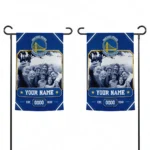 Golden State Warriors Garden Flag Custom Photo Frame Blue Best Selling