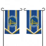 Golden State Warriors Garden Flag Customized Chevron Stripes Blue Best Selling