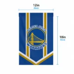 Golden State Warriors Garden Flag Customized Chevron Stripes Blue Best Selling