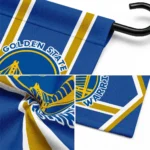 Golden State Warriors Garden Flag Customized Chevron Stripes Blue Best Selling