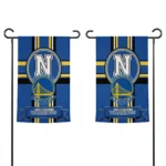 Golden State Warriors Garden Flag Customized Circle Medallion Blue Best Selling